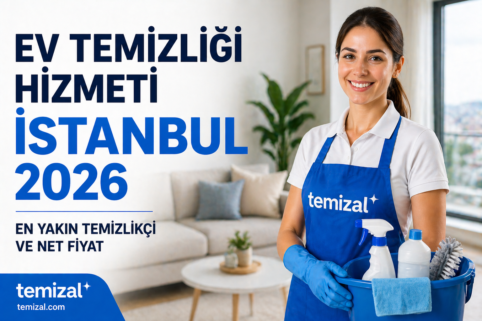 Ev Temizliği Hizmeti İstanbul 2026 – En Yakın Temizlikçi ve Net Fiyat | Temizal